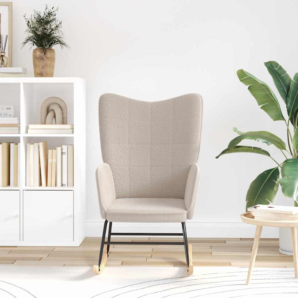 Sedia rilassante Grigio chiaro 61 x 78 x 98 cm Tessuto 42001783