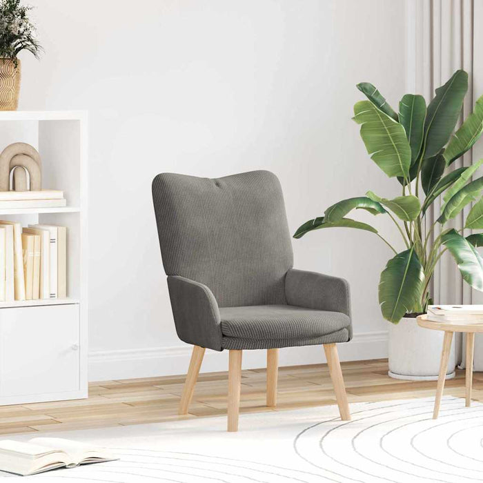 Sedia rilassante Grigio chiaro 63 x 67 x 94 cm Tessuto 42001795