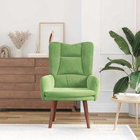 Sedia rilassante Verde chiaro 63 x 67 x 94 cm Velluto 42001806