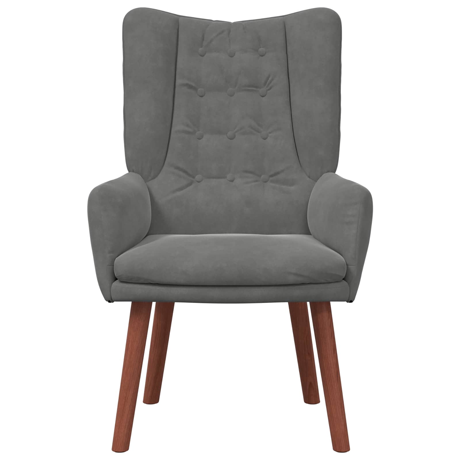 poltrona Grigio scuro 63 x 67 x 94 cm Velluto 42001815