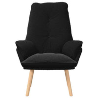 Sedia rilassante Nero 69 x 74 x 93 cm Tessuto 42001848