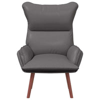 Sedia rilassante Grigio 69 x 74 x 93 cm Pelle sintetica 42001859