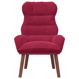 poltrona Rosso Vino 69 x 74 x 93 cm Velluto 42001892