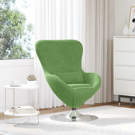 Poltrona uovo Verde chiaro 63 x 73 x 90 cm Velluto 42002727
