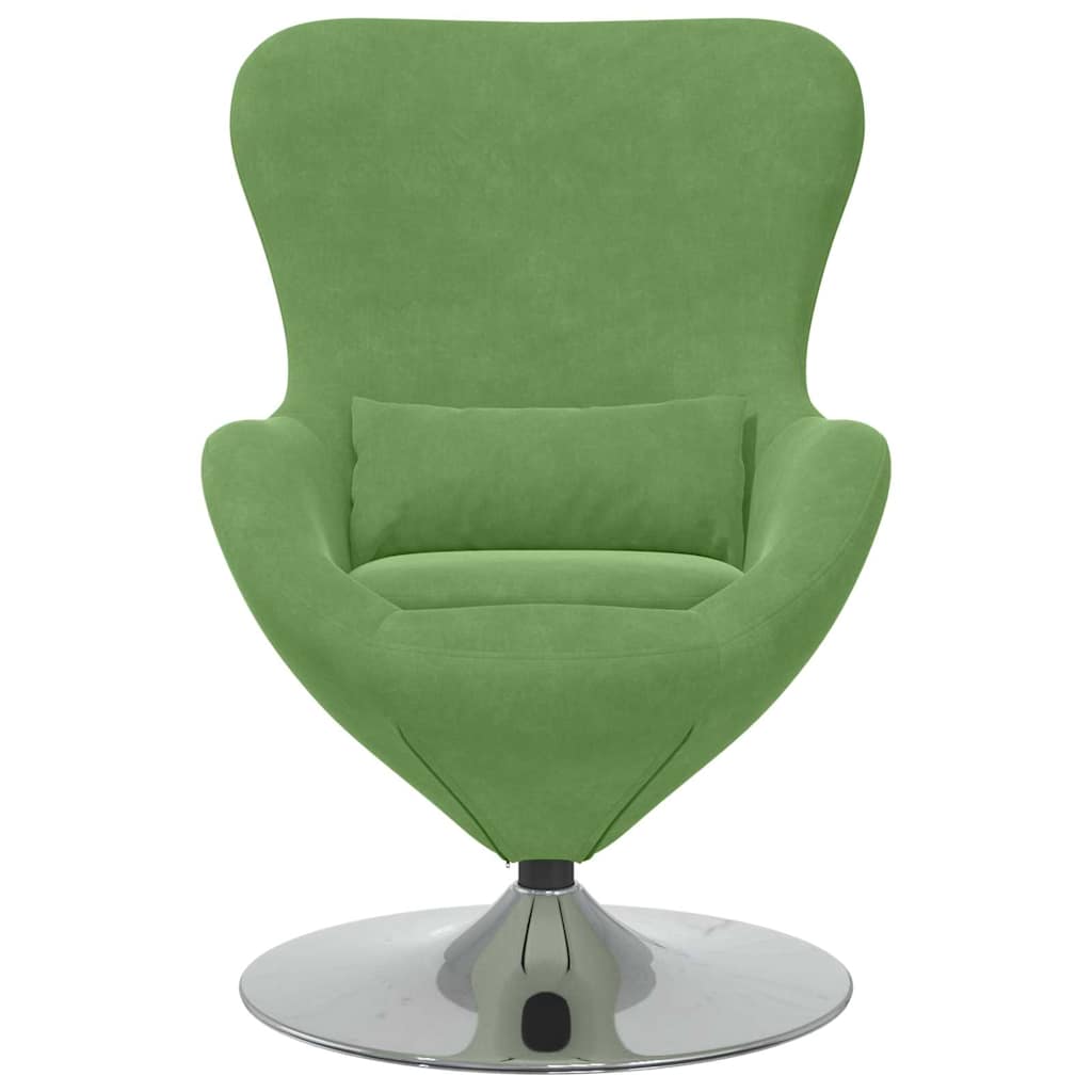 Poltrona uovo Verde chiaro 63 x 73 x 90 cm Velluto 42002727