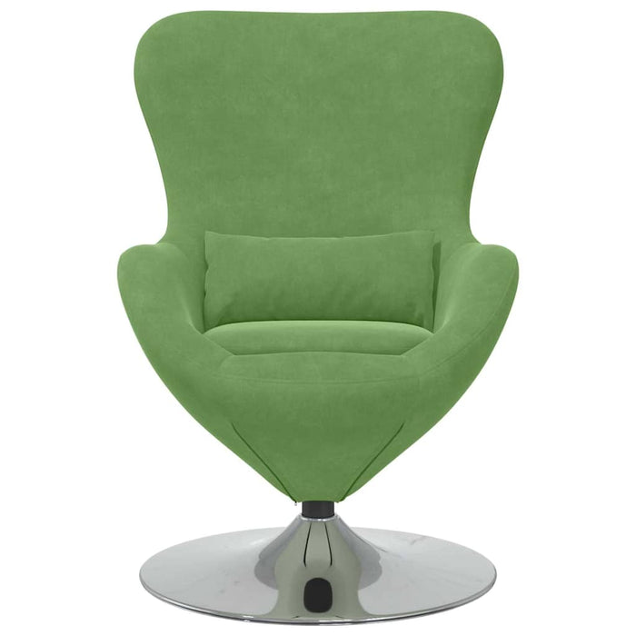 Poltrona uovo Verde chiaro 63 x 73 x 90 cm Velluto 42002727