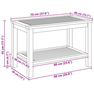 Tavolino da salotto Marrone 90 x 50 x 45 cm 4108103
