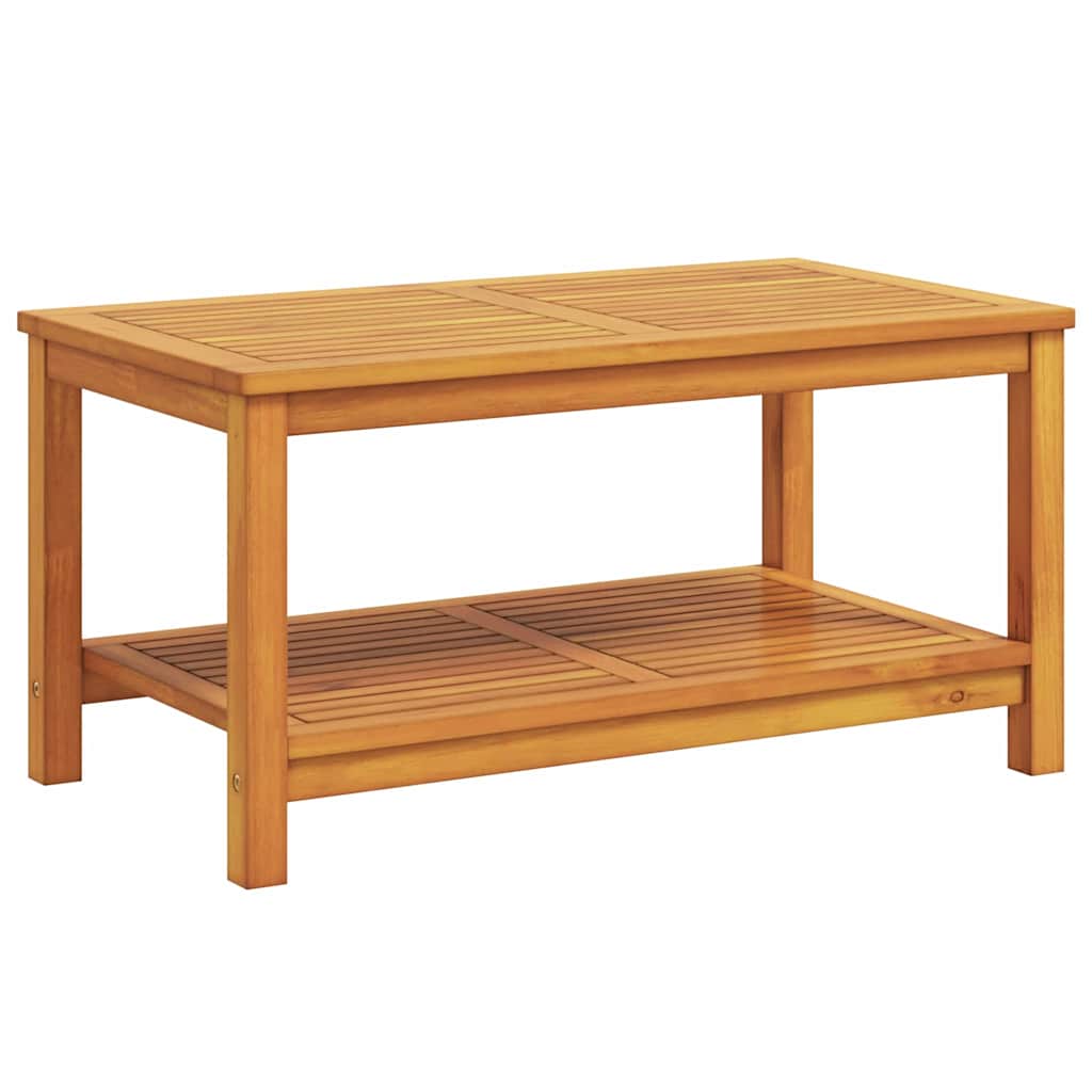Tavolino da caffè 90x50x45 cm in legno massello di acacia 4108104