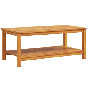 Tavolino da caffè  110x55x45 cm in legno massello di acacia 4108105
