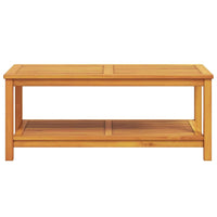 Tavolino da caffè  110x55x45 cm in legno massello di acacia 4108105