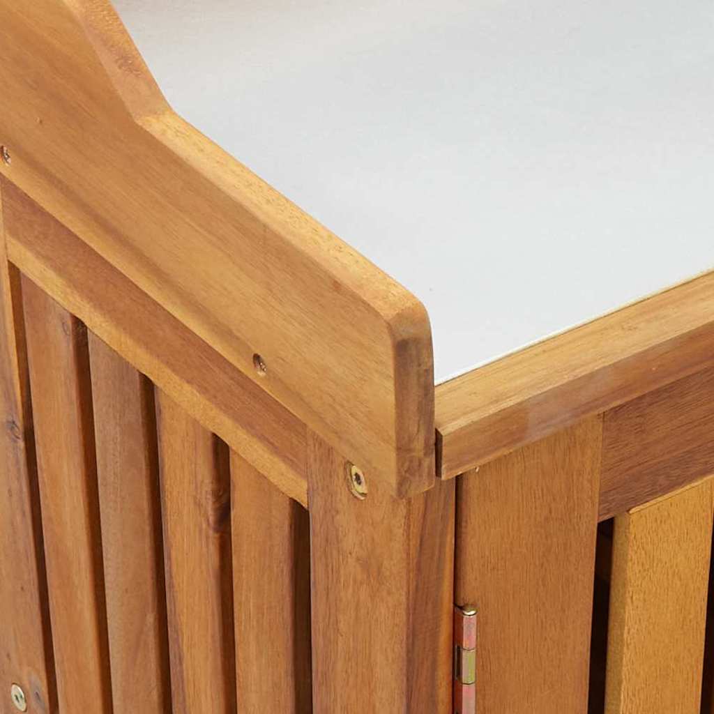 vidaXL Mobiletto da Giardino con porta Marrone 78 x 36.5 x 78cm