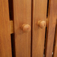 Mobiletto da Giardino con porta Marrone 78 x 36.5 x 78cm 42001364