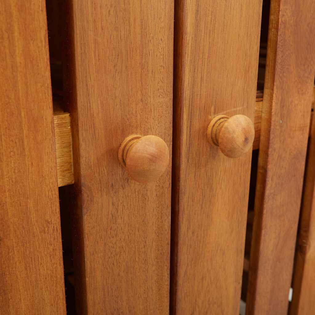 vidaXL Mobiletto da Giardino con porta Marrone 78 x 36.5 x 78cm