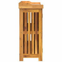 vidaXL Mobiletto da Giardino con porta Marrone 93 x 41.5 x 98cm