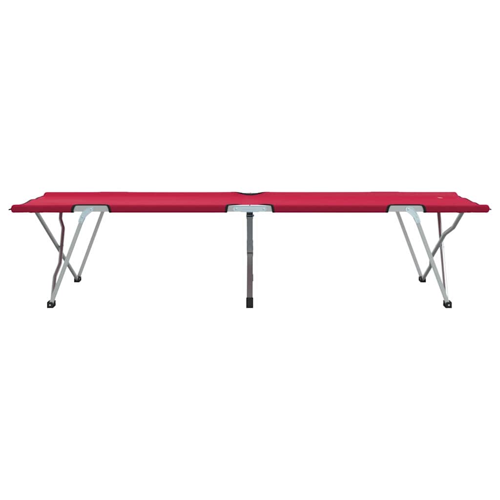 Letto da campeggio pieghevole Rosso 62 x 194 x 42 cm 42003118