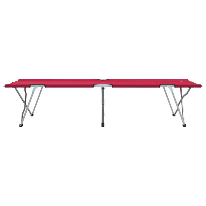 Letto da campeggio pieghevole Rosso 62 x 194 x 42 cm 42003118