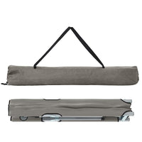 Letto da campeggio pieghevole Grigio 62 x 194 x 42 cm 42003119
