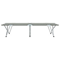Letto da campeggio pieghevole Grigio 62 x 194 x 42 cm 42003119