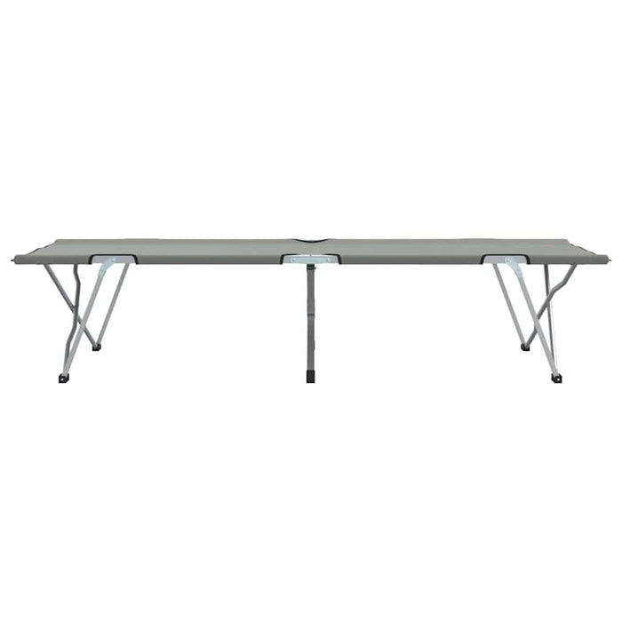 Letto da campeggio pieghevole Grigio 62 x 194 x 42 cm 42003119