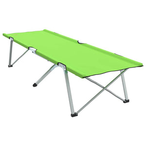 Letto da campeggio pieghevole Verde scuro 62 x 194 x 42 cm 42003120