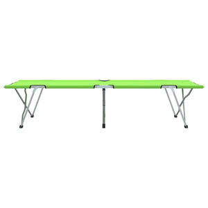 Letto da campeggio pieghevole Verde scuro 62 x 194 x 42 cm 42003120