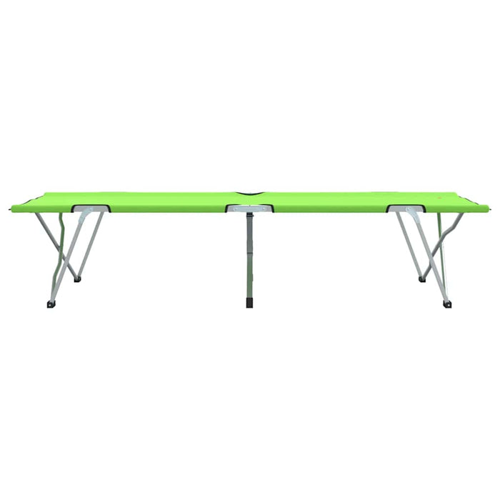 Letto da campeggio pieghevole Verde scuro 62 x 194 x 42 cm 42003120