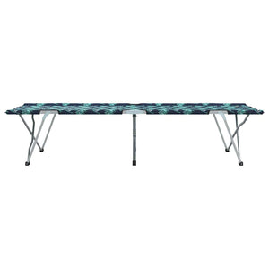 Letto da campeggio pieghevole Motivo a foglia 62 x 194 x 42 cm 42003121