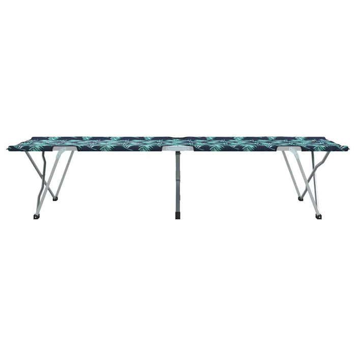 Letto da campeggio pieghevole Motivo a foglia 62 x 194 x 42 cm 42003121