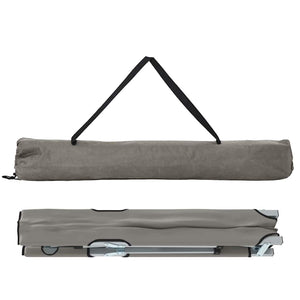 Letto da campeggio pieghevole 2 pcs Grigio 62 x 194 x 42 cm 42003125