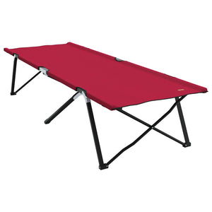 Letto da campeggio pieghevole Pieghevole Rosso 206 x 76 x 74 cm 42003164