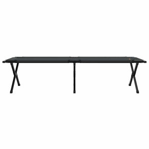 Letto da campeggio pieghevole Nero Tessuto Oxford 42003181