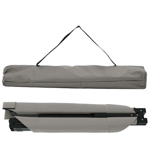 Letto da campeggio pieghevole 2 pcs Grigio Tessuto Oxford 42003183