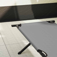 Letto da campeggio pieghevole 2 pcs Grigio Tessuto Oxford 42003195