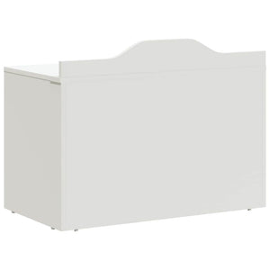 vidaXL Scatola per Giocattoli Bianco 73 x 33 x 55 cm Legno multistrato