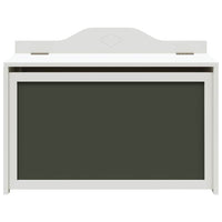 vidaXL Scatola per Giocattoli Bianco 73 x 33 x 55 cm Legno multistrato