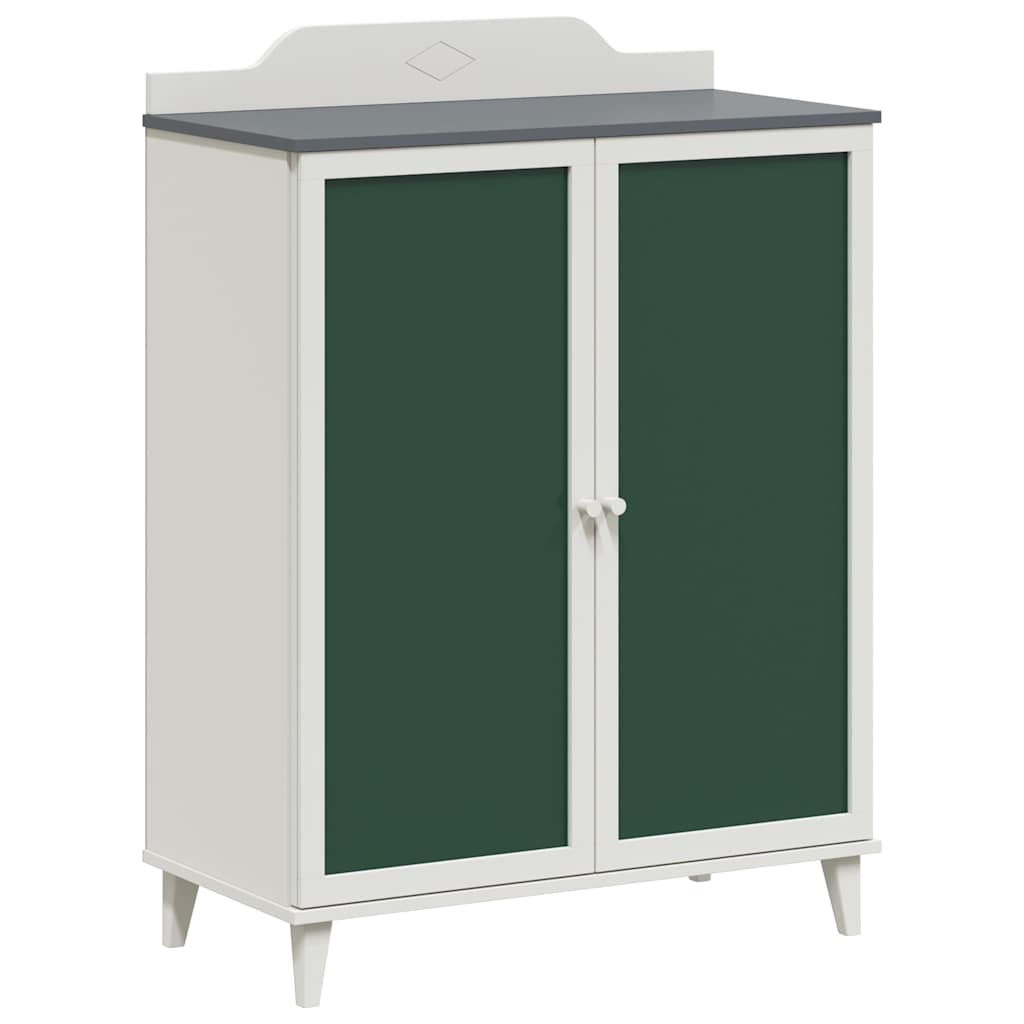 Armadio Lavagna con porta Grigio e bianco Legno multistrato 42003031