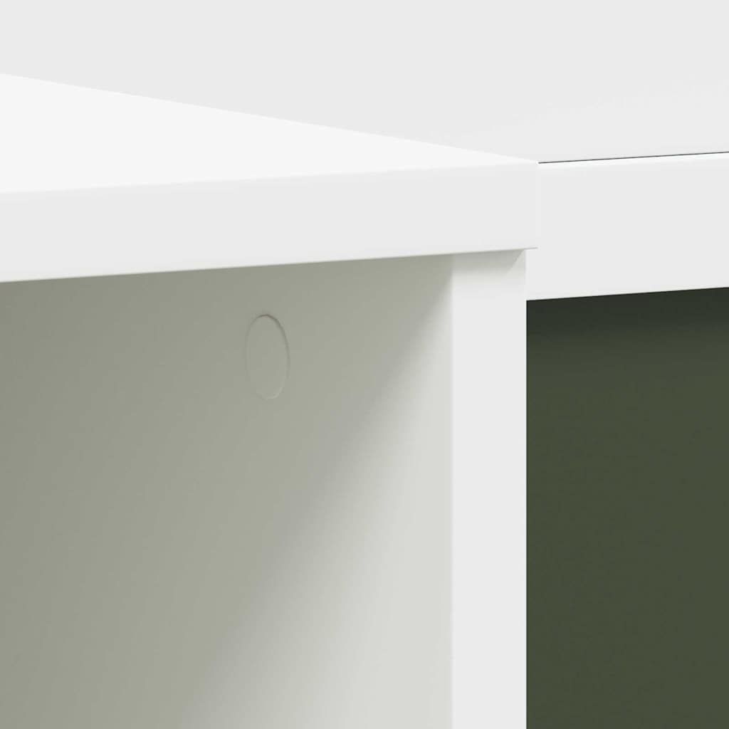 vidaXL Scrivania Lavagna Bianco 120 x 45 x 118.5 cm Legno multistrato