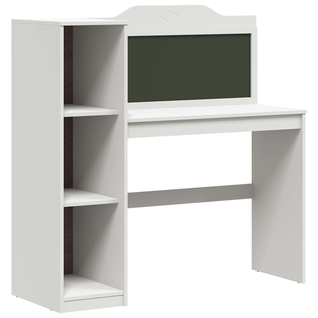 vidaXL Scrivania Lavagna Bianco 120 x 45 x 118.5 cm Legno multistrato