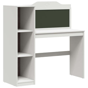 vidaXL Scrivania Lavagna Bianco 120 x 45 x 118.5 cm Legno multistrato
