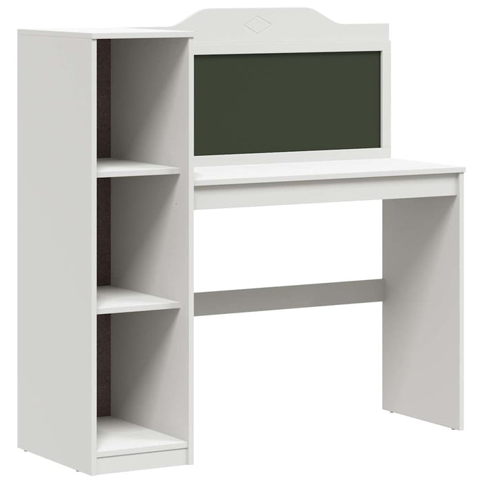 vidaXL Scrivania Lavagna Bianco 120 x 45 x 118.5 cm Legno multistrato