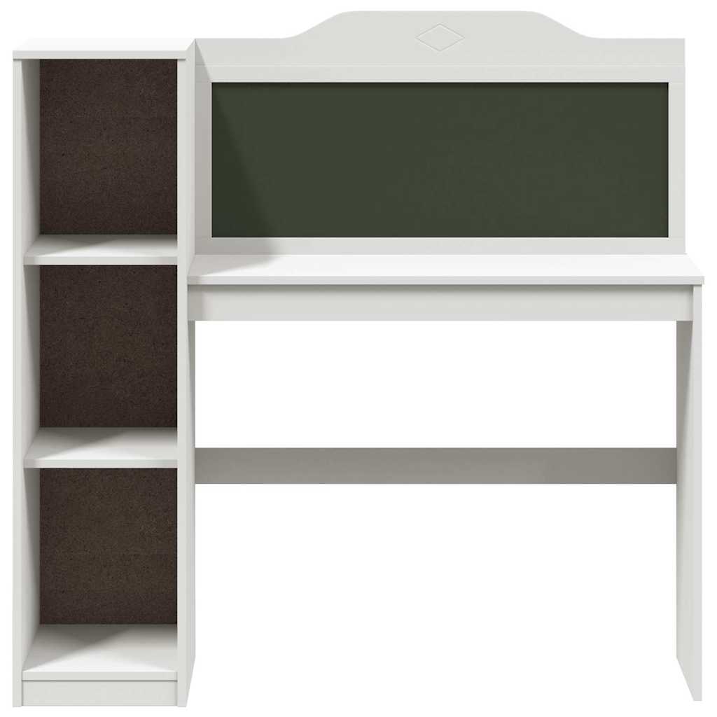 vidaXL Scrivania Lavagna Bianco 120 x 45 x 118.5 cm Legno multistrato