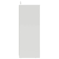 vidaXL Scrivania Lavagna Bianco e grigio 120 x 45 x 118.5 cm