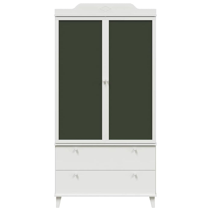 vidaXL Armadio con Lavagna con cassetto Bianco Legno multistrato