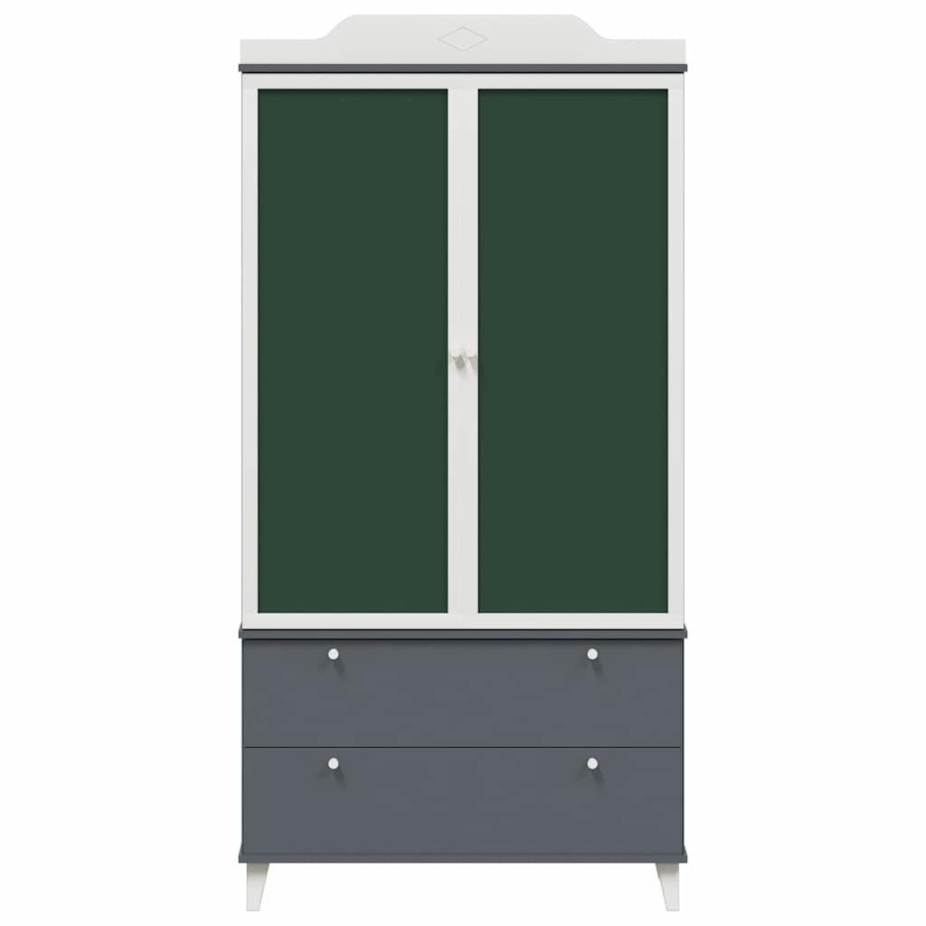 Armadio con Lavagna con porta Grigio e bianco Legno multistrato 42003037