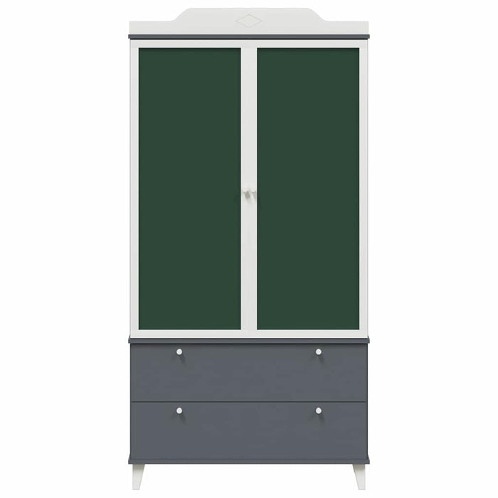 Armadio con Lavagna con porta Grigio e bianco Legno multistrato 42003037