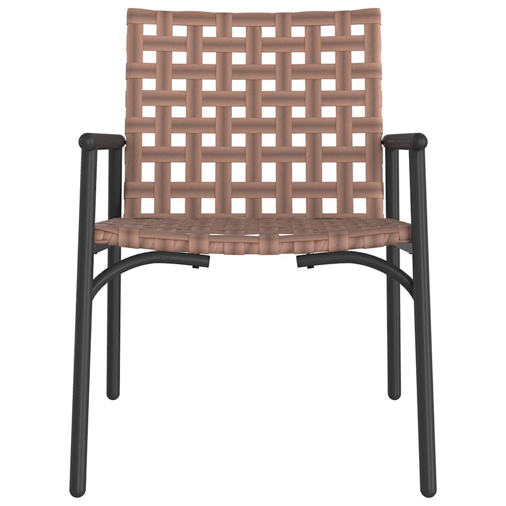 Sedia da Giardino 2 pcs Nero 79 x 56 x 73.5 cm polyrattan 42004143