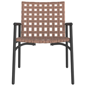 Sedia da Giardino 2 pcs Nero 79 x 56 x 73.5 cm polyrattan 42004143