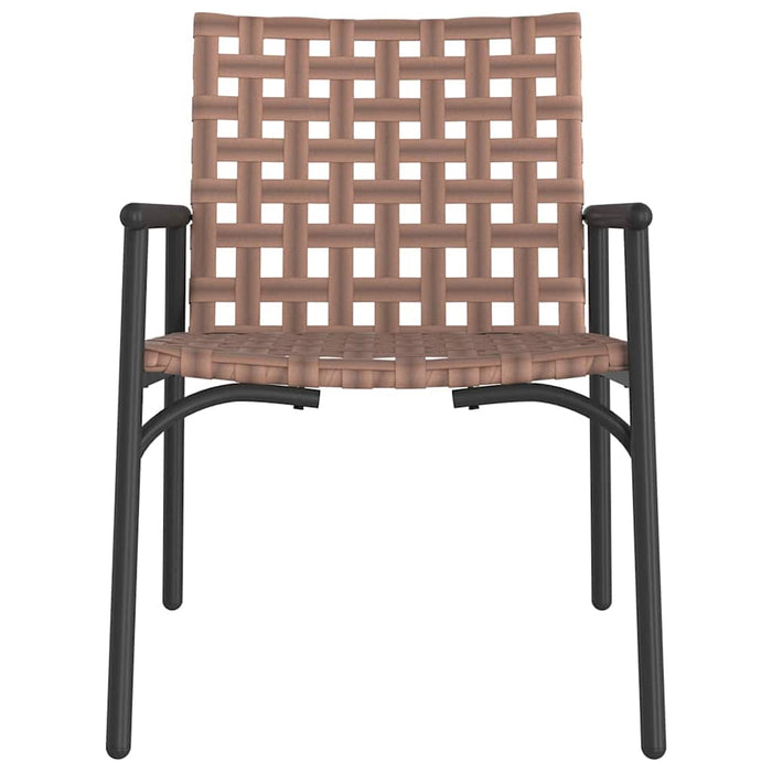 Sedia da Giardino 2 pcs Nero 79 x 56 x 73.5 cm polyrattan 42004143