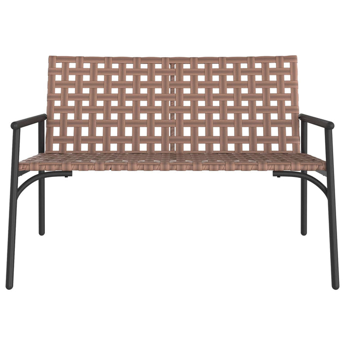 Sedia da Giardino Nero 113 x 79 x 75 cm polyrattan 42004144