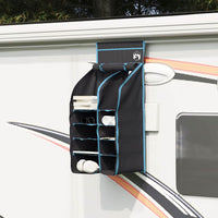 Organizer da tenda appeso 10 tasche Nero 40,5 x 25 x 80 cm 42001096